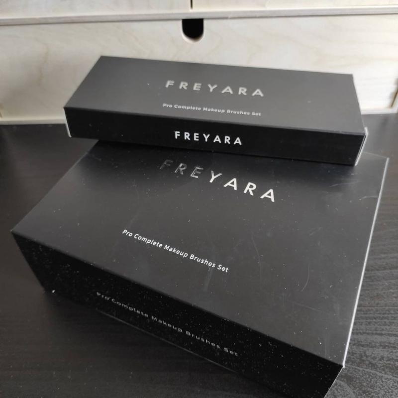 FREYARA Pincéis Maquiagem Profissional Kit 30pcs, Clássico Branco