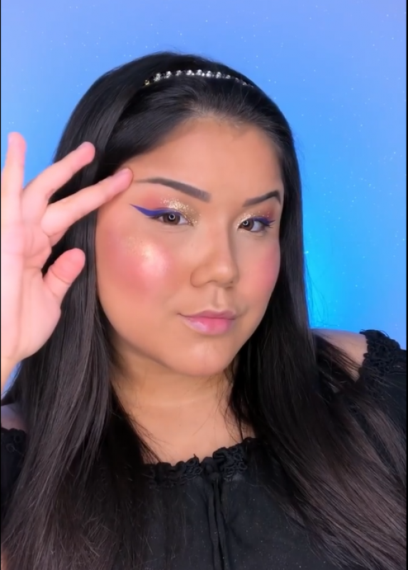 Waterproof, Longa Duração, Delineador Líquido, Violeta