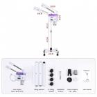 FREYARA Professional Dual Arm Hot & Cold Facial Steamer for Home Spa, Deep Pore Cleansing, Pore Tightening, Refines Skin, Glowing Skin and Replenish Skin Moisture