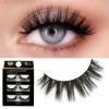 Faux cils 3D, 3 paires, #1 11mm-13mm