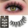 3D False Eyelashes, 3 Pairs, #2 10mm-12mm