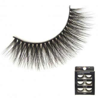 رموش صناعية ثلاثية الأبعاد ، 3 أزواج ، #101 10 مم -12 مم