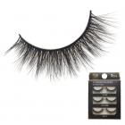 3D False Eyelashes, 3 Pairs, #125 9mm-11mm
