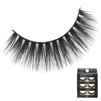 رموش صناعية ثلاثية الأبعاد ، 3 أزواج ، #126 9 مم -12 مم