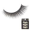 3D False Eyelashes, 3 Pairs, #128 6mm-10mm