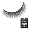 3D False Eyelashes, 3 Pairs, #130 6mm-8mm