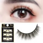 3D Falsche Wimpern, 3 Paar, #132 9mm-11mm