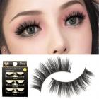 رموش صناعية ثلاثية الأبعاد ، 3 أزواج ، #16 10 ملم -14 ملم