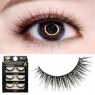 رموش صناعية ثلاثية الأبعاد ، 3 أزواج ، #40 7 مم -10 مم