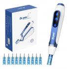 Dr. Pen A11 Dermapen professionnel à micro-aiguilles, rechargeable par USB, lot de 10 cartouches Nano R
