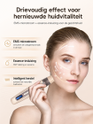 H5 Hydra Pen (donkergoud) Professionele microneedling Dermapen Automatische serum-infusie, EMS-functie, 10 stuks 12-pins cartridges verpakking