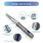 Dr. Pen Ultima M8 Professionel Microneedling Dermapen – USB-genopladelig med 8 udskiftelige nålepatroner (16-pin, 24-pin, 36-pin, 42-pin)