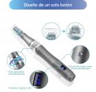 Pluma de microagujas profesional Dr. Pen Ultima M8, recargable por USB, paquete de 8 cartuchos de repuesto (2 unidades de 16, 24, 36 y 42 pines)