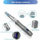 Microneedling Pen Dr. Pen Ultima M8 Professionele Microneedling Dermapen, USB Oplaadbaar, 5st 24pin Cartridges Vervangingspakket