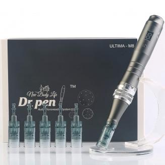 Dr. Pen Ultima M8 Microneedling Stylo Dermapen, Rechargeable par USB, 5pcs 42pin Remplacement de Cartouches Dr. Pen Ultima M8 Microneedling Stylo Dermapen, Rechargeable par USB, 5pcs 42pin Remplacement de Cartouches