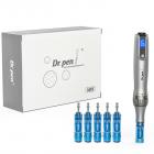 Dr. Pen Ultima M8s Microneedling Pen, Stylo Dermapen, Professionnel Microneedling Dermapen, rechargeable par USB, paquet de 5 cartouches 12 broches