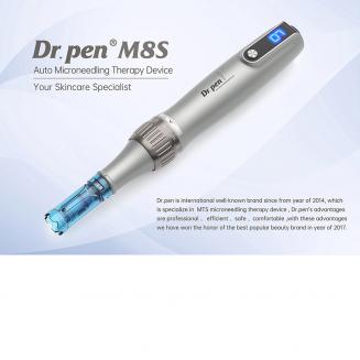 Dr. Pen Ultima M8s Professional Microneedling Dermapen, USB Rechargeable, 5pcs 12pin Cartridges Pack