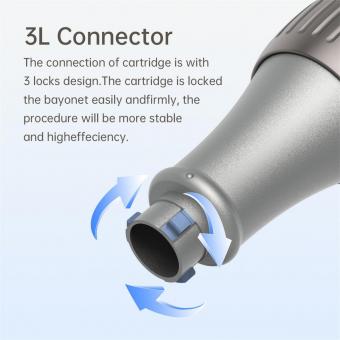 Dr. Pen Ultima M8s - Dermapen profesional de microagujas, recargable por USB, paquete de 5 cartuchos nano redondos