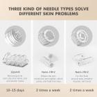 Dr.Pen H3 Hydra professionnel Microneedling Pen, Stylo Dermapen perfusion automatique de sérum, Machine de Microneedling, paquet de 5 cartouches 36 broches