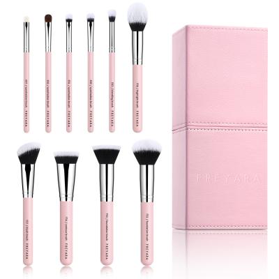 FREYARA Professional Makeup Brushes Set 25pcs Glitter Pink with