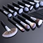 FREYARA Pincéis Maquiagem Profissional Kit 30pcs, Clássico Preto