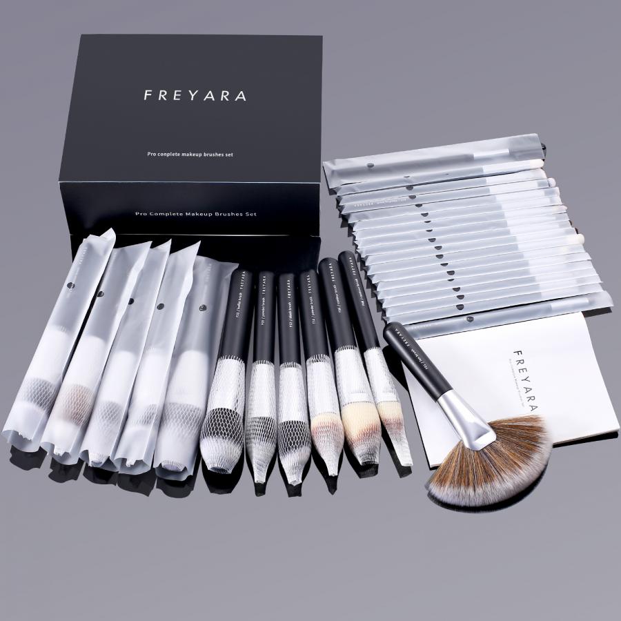 OFERTABKN Set Brochas Maquillaje Profesional 10 Unidades Blanco