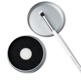 Esponja limpiadora de brochas de maquillaje, eliminación de color para sombras de ojos