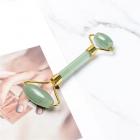 Rodillo facial de jade natural, verde