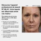 MLAY Appareil RF Radiofréquence, Appareil Massage Radiofréquence Visage, pour le Raffermissement de la Peau, pour Rajeunir la peau, Anti-rides, Anti-âge
