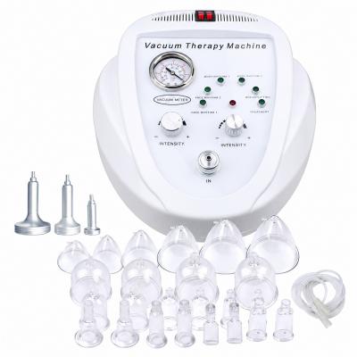 Machine de Ventouses sous Vide, Machine de Massage de Mise avec 24 tasses en acrylique, massage de forme de grattage du corps pour les fesses, le corps du sein, la charge de prise
