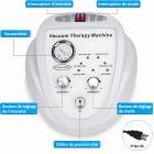 Machine de Ventouses sous Vide, Machine de Massage de Mise avec 24 tasses en acrylique, massage de forme de grattage du corps pour les fesses, le corps du sein, la charge de prise