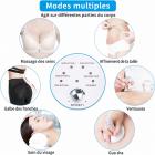 Machine de Ventouses sous Vide, Machine de Massage de Mise avec 24 tasses en acrylique, massage de forme de grattage du corps pour les fesses, le corps du sein, la charge de prise
