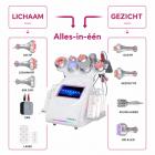 9in 1 80K Professioneel  RF-Cavitatieapparaat met EMS-Microstroompads – Afslank- en Lichaamscontouringapparaat voor Spa en Schoonheidssalon