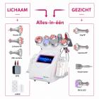 9in 1 80K Professioneel  Ultrasoon Cavitatieapparaat met Lipolaser-Pads – Afslankapparaat en Vacuümmassageapparaat voor Spa en Schoonheidssalon