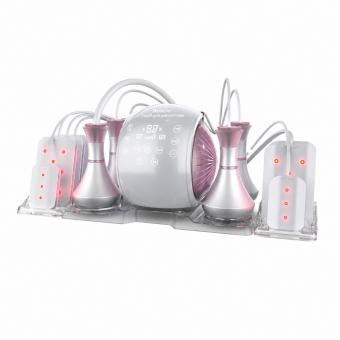 6in 1 80K Radiofrequentie-, Ultrasoon- en Vacuüm-Cavitatieapparaat met Lipolaser-Pads – voor Vetverbranding, Afslanken en Lichaamscontouring