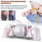 6in 1 80K Radiofrequentie-, Ultrasoon- en Vacuüm-Cavitatieapparaat met Lipolaser-Pads – voor Vetverbranding, Afslanken en Lichaamscontouring