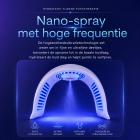 7-Kleuren LED-Lichttherapie Gezichtsverzorgingsapparaat met 170 LEDs en Nano-Spray Stoomfunctie – Fotodynamisch PDT Schoonheidsapparaat
