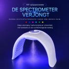 7-Kleuren LED-Lichttherapie Gezichtsverzorgingsapparaat met 170 LEDs en Nano-Spray Stoomfunctie – Fotodynamisch PDT Schoonheidsapparaat