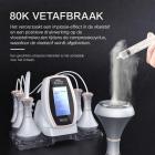 5in 1 80K Radiofrequentie-Cavitatieapparaat – Ultrasoon Afslanksysteem en Lichaamsmassageapparaat voor Vetverbranding en Cellulite