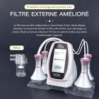 Machine de Cavitation par radiofréquence 5 en 1, 80K Ultrasons Appareil de Cavitation, Masseur Corporel Pour Brûler les Graisses et la Cellulite