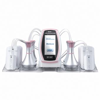 6in 1 80K Radiofrequentie-Cavitatieapparaat met Lipolaser-Pads – Ultrasoon Afslanksysteem en Lichaamsmassageapparaat voor Vetverbranding en Cellulite