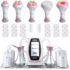 6in1 80K Radiofrequency Cavitation Machine, with Lipolaser Pads, Ultrasonic Body Slimming System, Fat Burning Cellulite Body Massager