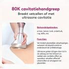 5in 1 80K Radiofrequentie-Cavitatieapparaat – Ultrasoon Afslanksysteem en Lichaamsmassageapparaat voor Vetverbranding en Cellulite