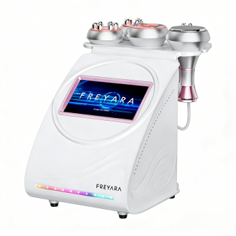 FREYARA 5in1 80K Radiofrequenz Kavitationsgerät, Ultraschall Körperschlankheits System, Fettverbrennung Cellulite Körpermassagegerät