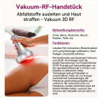 6in1 80K Radiofrequenz Kavitationsgerät, mit Lipolaser-Pads, Ultraschall Körperschlankheits System, Fettverbrennung Cellulite Körpermassagegerät
