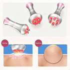 6in1 80K Radiofrequenz Kavitationsgerät, mit Lipolaser-Pads, Ultraschall Körperschlankheits System, Fettverbrennung Cellulite Körpermassagegerät