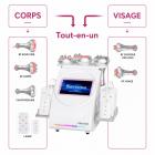 FREYARA Machine de cavitation par radiofréquence 6 en 1 80K, avec coussinets lipolaser, système d'amincissement du corps à ultrasons, masseur corporel contre la cellulite brûlant les graisses