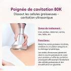FREYARA Machine de Cavitation par radiofréquence 6 en 1, 80K Ultrasons Appareil de Cavitation, masseur corporel pour brûler les graisses et la Cellulite
