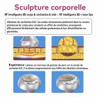 FREYARA Machine de Cavitation par radiofréquence 6 en 1, 80K Ultrasons Appareil de Cavitation, masseur corporel pour brûler les graisses et la Cellulite