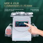 Machine de Cavitation par radiofréquence 6 en 1, 80K Ultrasons Appareil de Cavitation, masseur corporel pour brûler les graisses et la Cellulite
